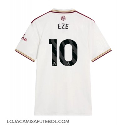 Camisa de Futebol Arsenal Eberechi Eze #10 Equipamento Alternativo 2025-26 Manga Curta Camisa de Futebol Arsenal Eberechi Eze #10 Equipamento Alternativo 2025-26 Manga Curta
